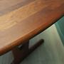 Vintage Tisch Kirschholz Braun 1970er Jahre 12