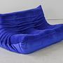 Togo Sofa 2-seater velvet cobalt blue 3