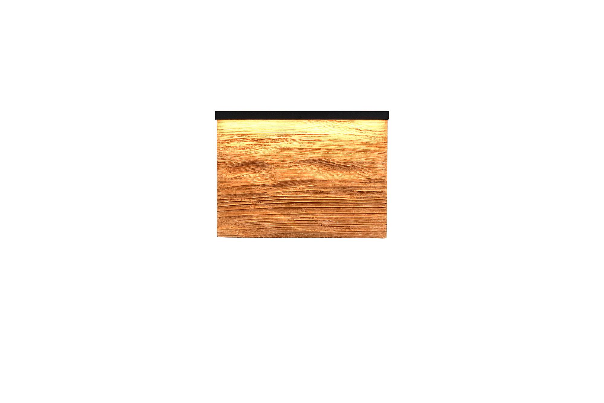 LED wall lamp Kalea 1-light pine iron 20 cm 3