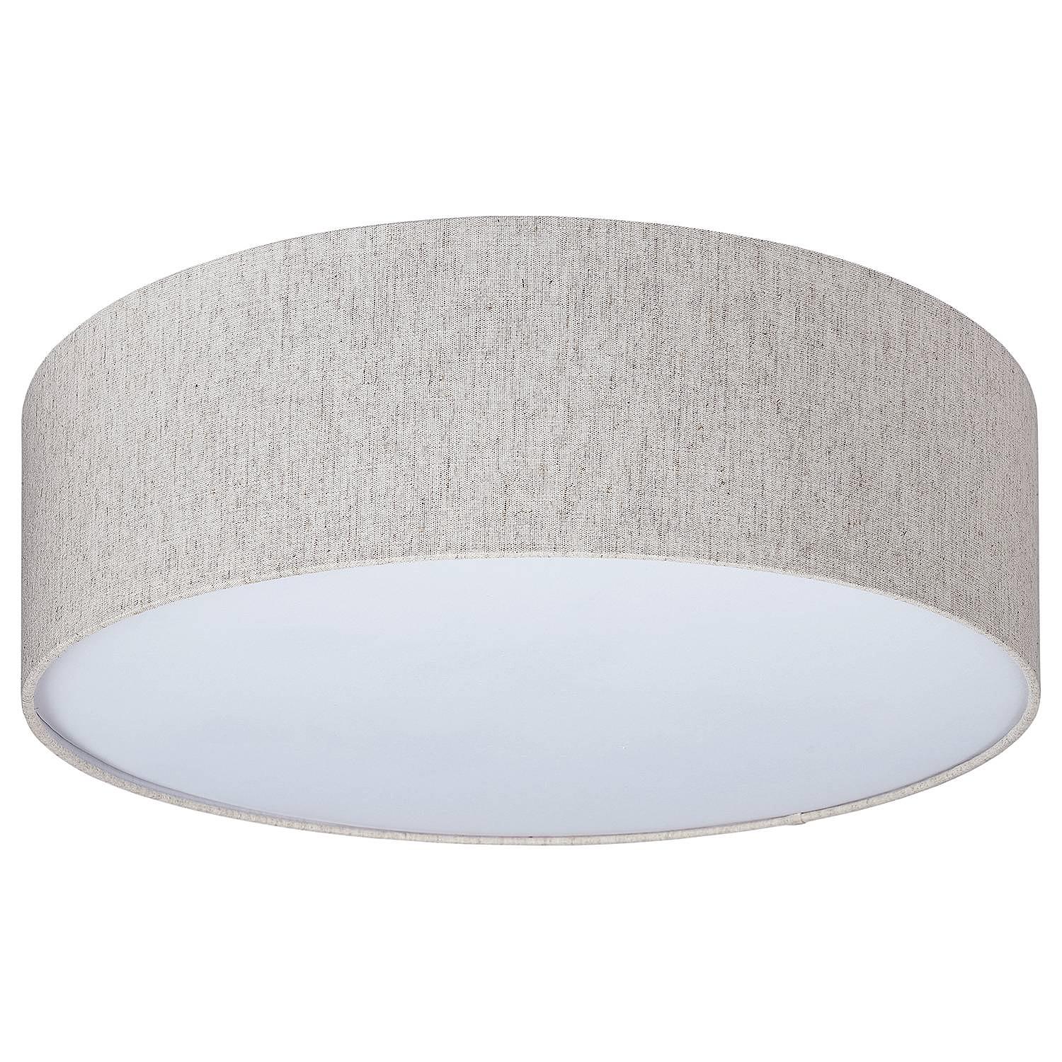 Deckenleuchte Conny Leinen / Aluminium 1-flammig 3