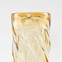 Decorative glass vase Yellow 1960s 3