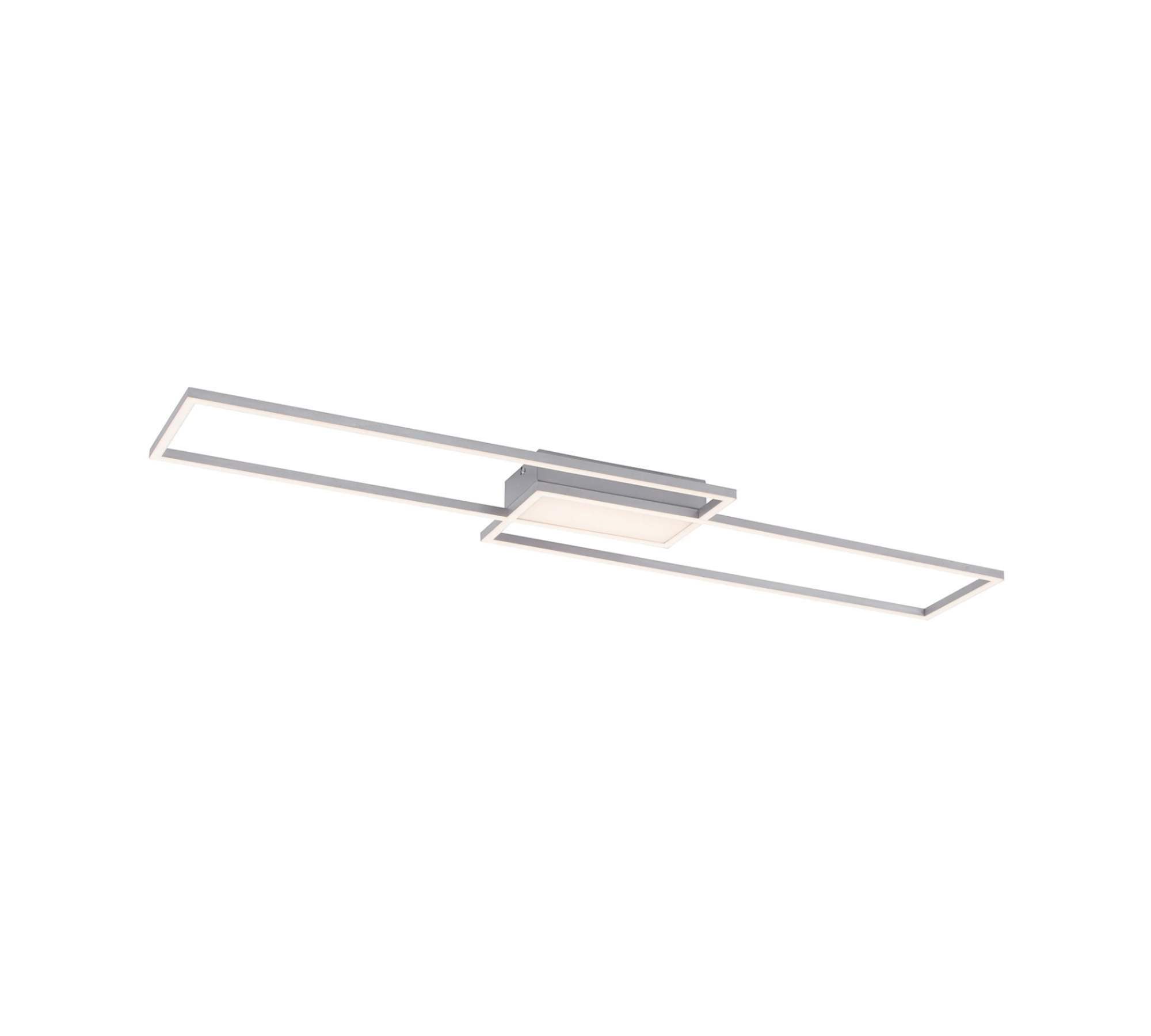 LeuchtenDirekt LED Deckenleuchte 2-flammig – Drehbarer Arm, Warmweiß 3000K, Stahl, IP20, 1000 Lumen
