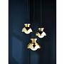 Butterfly Pendant Light Brass Gold Look 4