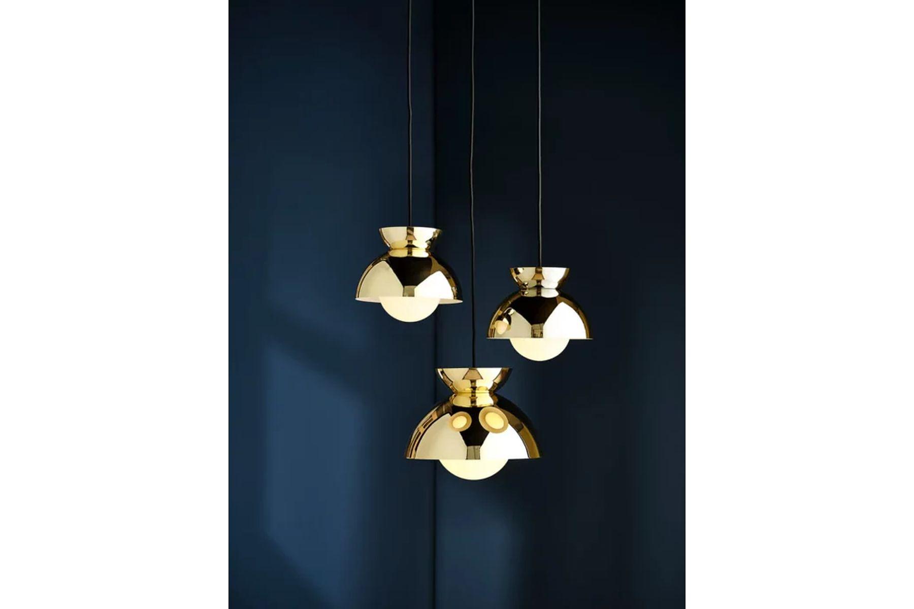 Butterfly Pendant Light Brass Gold Look 4