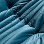Togo Lounge Set 2-pc. Velvet Sea Blue 8