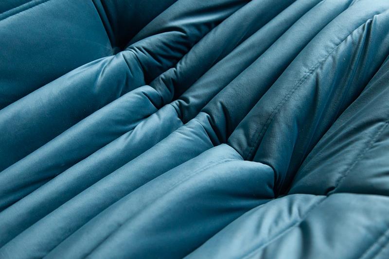 Togo Lounge Set 2-pc. Velvet Sea Blue 8