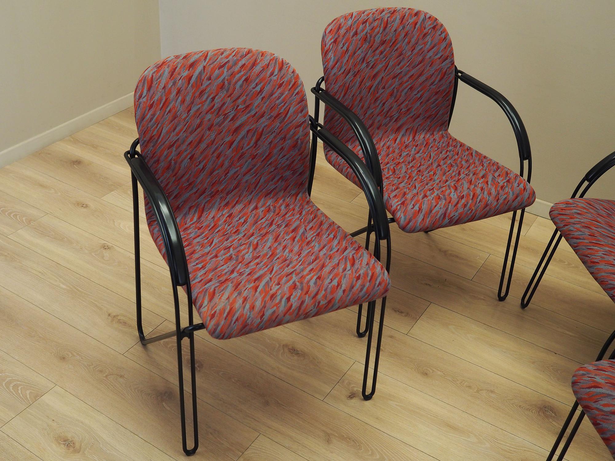 4x Dining chair with armrests 1980s 3