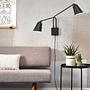 Wall lamp Bremen 2-Light Iron Black 4