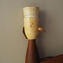 Scissor Wall Lamp Teak Wood 1970s 8