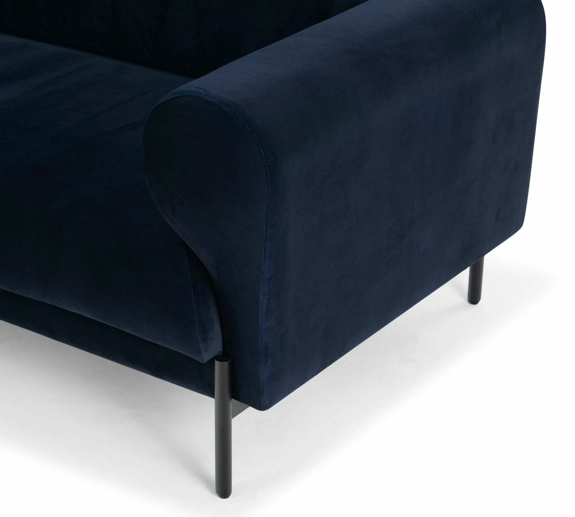 Maggie Sofa 3-Sitzer Velour Lux Navy 5