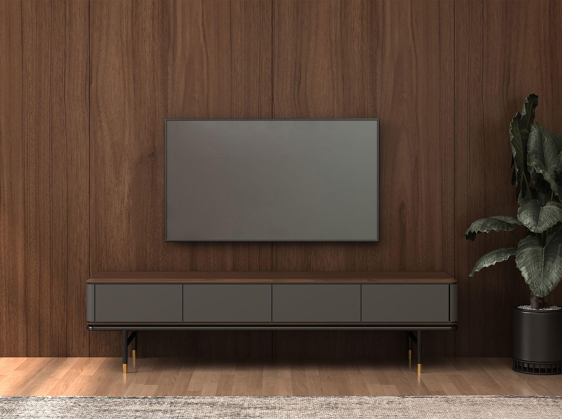 TV-Lowboard Grau 5