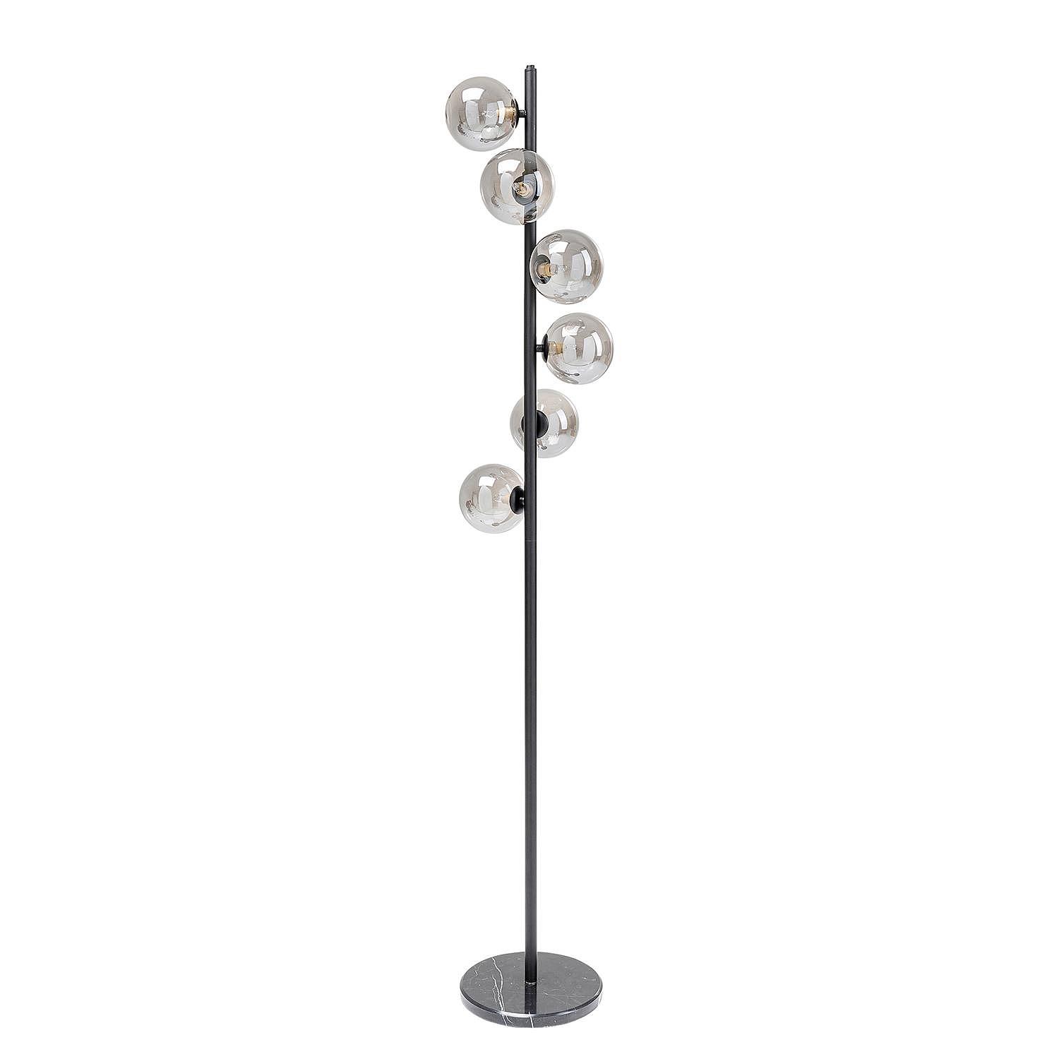 6-Flammig Stehleuchte Scala Balls II Glas Stahl 2