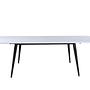 Jimmy Dining table Black White HPL 150x76cm 7