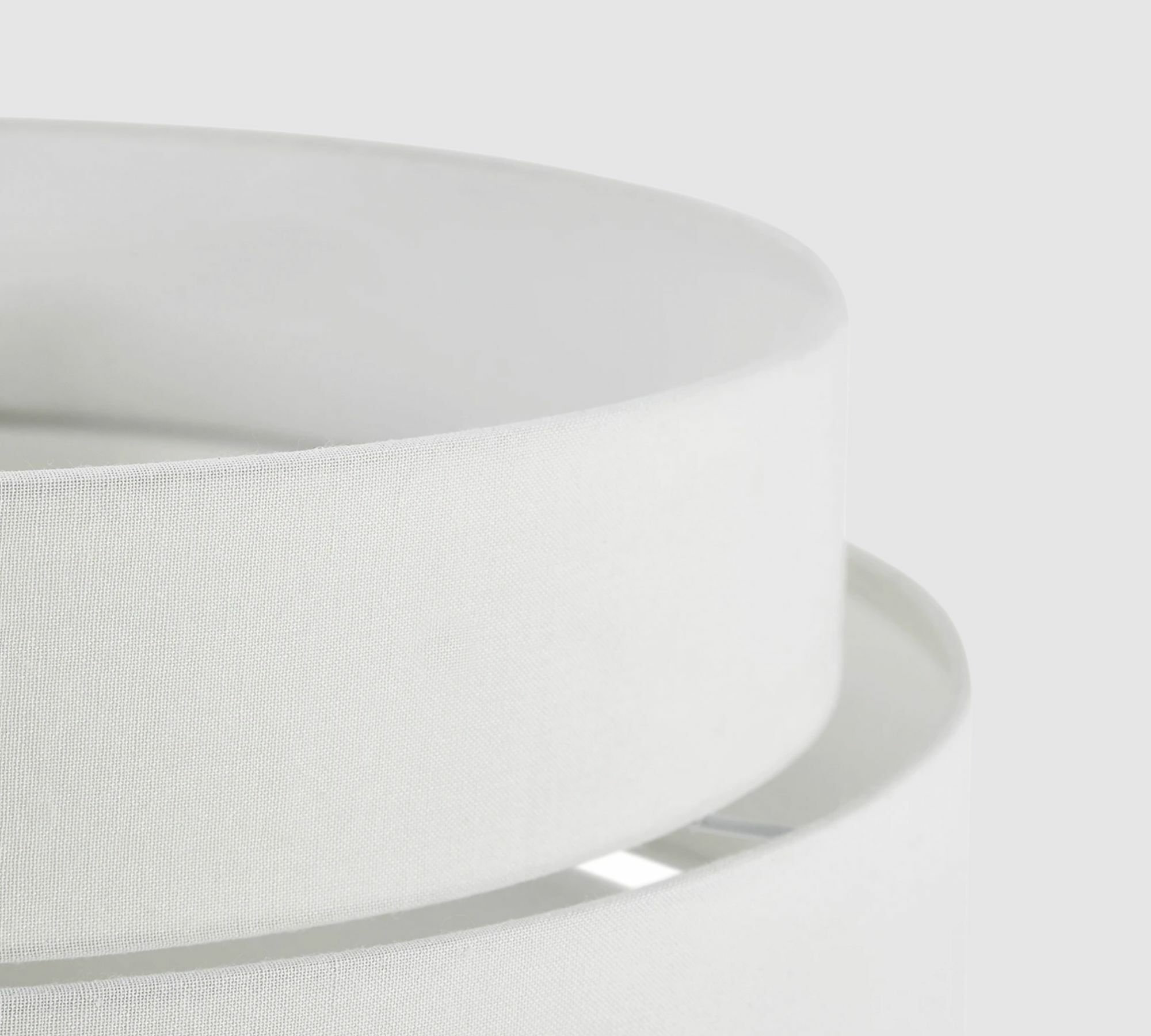 Deckenleuchte Ella Leinen / Eisen 1-flammig Beige 1