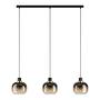 Pendant Light Oilella 3-Light Smoked Glass Brown 3