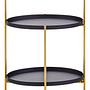 Trosa Beistelltisch Schwarz Gold 4