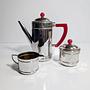 Art Deco Kaffee Set Chrom Silber 1930er Jahre 4