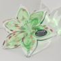 Blüte Dekorationselement Muranoglas Grün 0