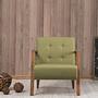 Kemer Armchair Wood veneer Green 4