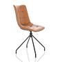 Tarviso dining chair faux leather brown 6