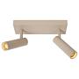 2-Flammig Grado Typ A Deckenleuchte Aluminium Beige 1