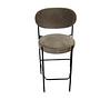 Series 430 Hocker Samt Taupe 3