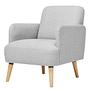 Lounge Chair Athie Light Grey 0