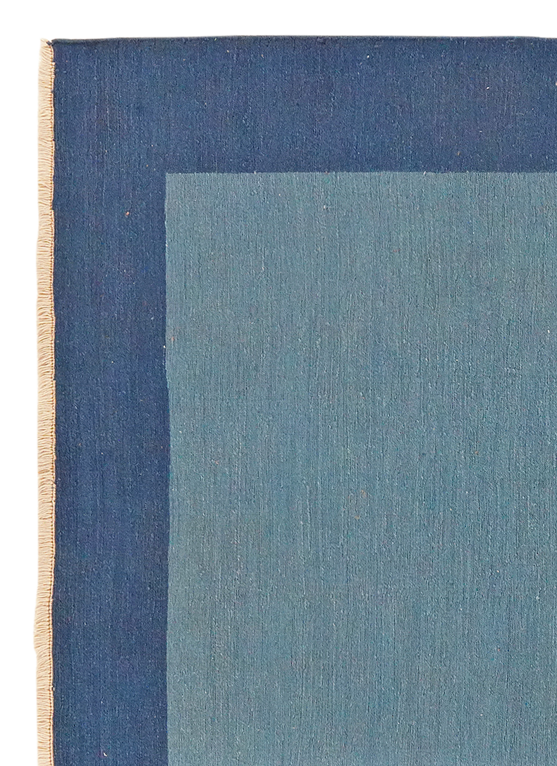 Tappeto Kilim Gabbeh Lana Blu 1