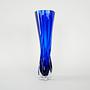 Cobalt vase blue 1970s 2