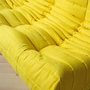 Togo Sofa 3-seater textile lemon yellow 5