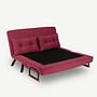 Sando sofa bed 2-seater Red 2