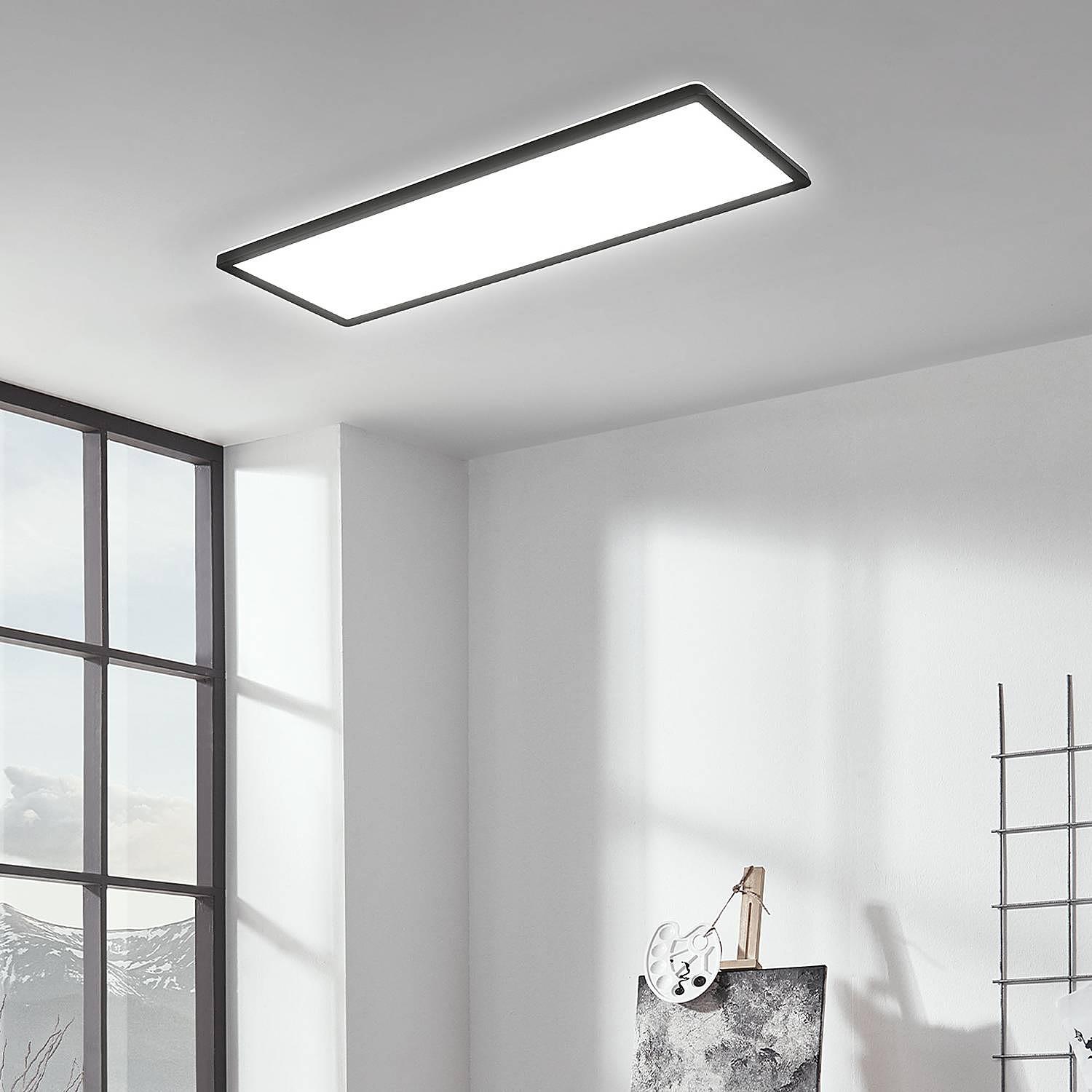 LED-Deckenleuchte Slim I Schwarz 2