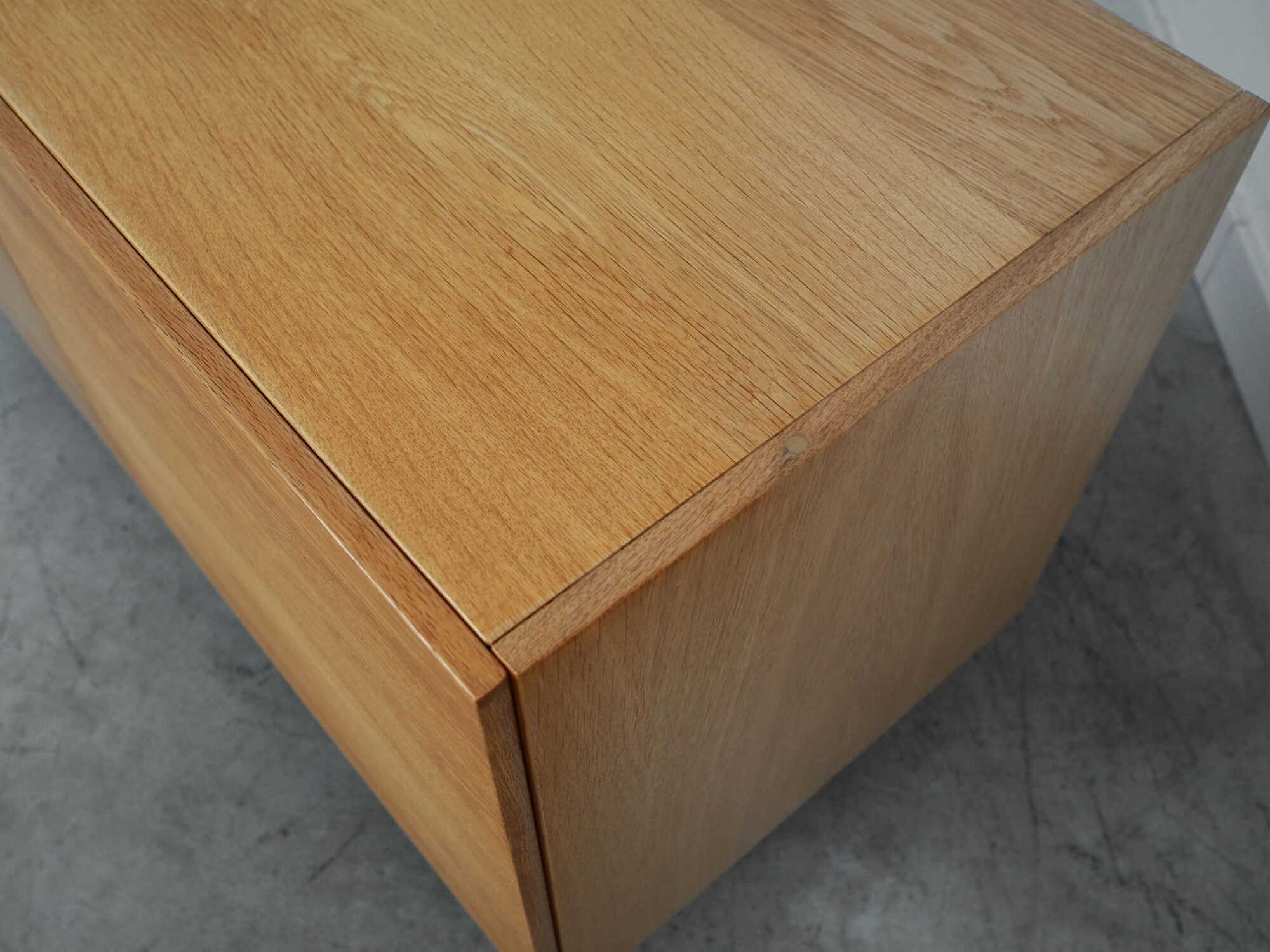 Vintage cabinet wood natural 1970s 8