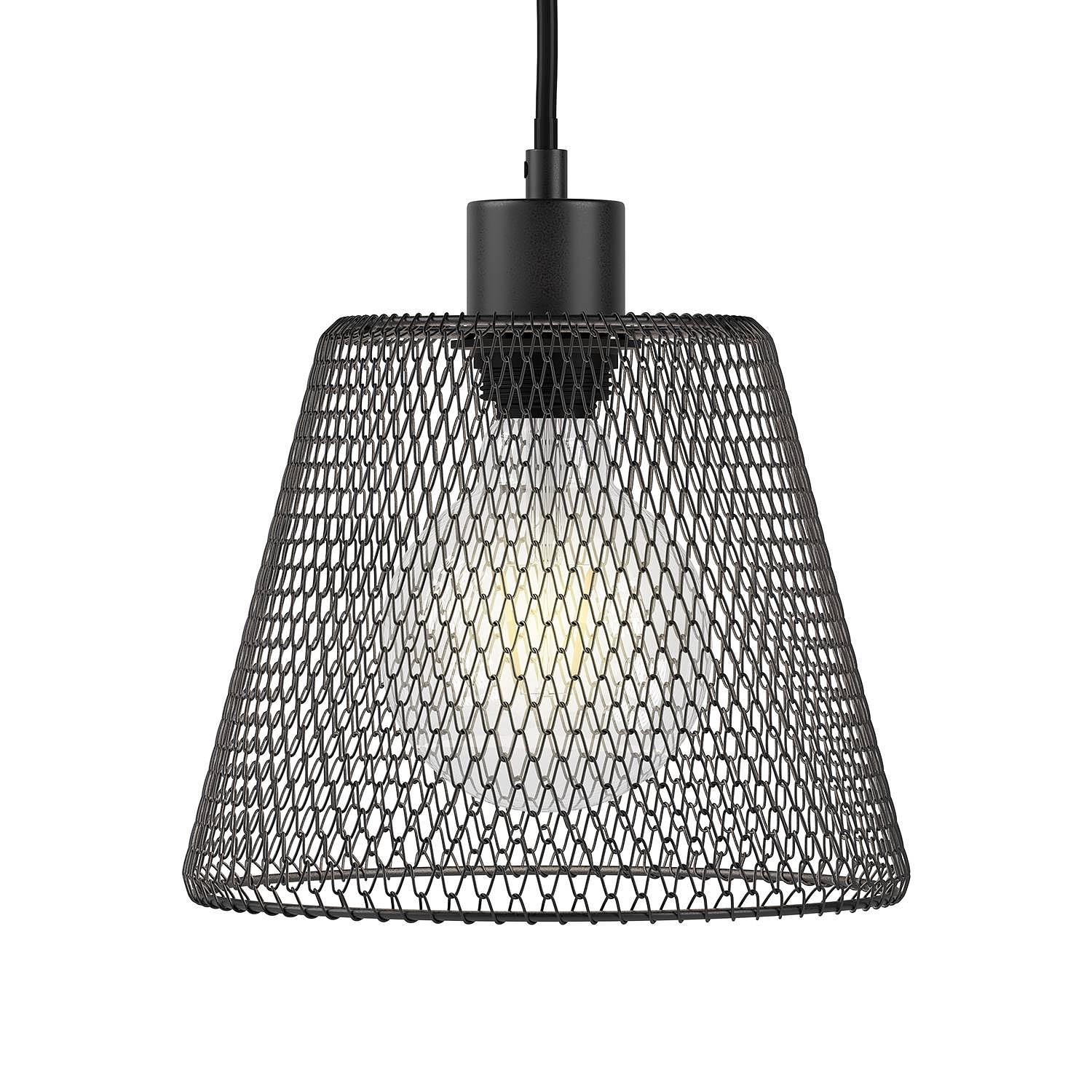 Pendelleuchte Le Vivier Eisen 1-flammig Schwarz 0