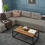 Manama Eckschlafsofa Links Cremefarbig 0