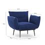 Jax GR125 Solo Armchair Navy Blue 6