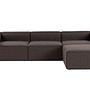 Fora corner sofa dark brown 0