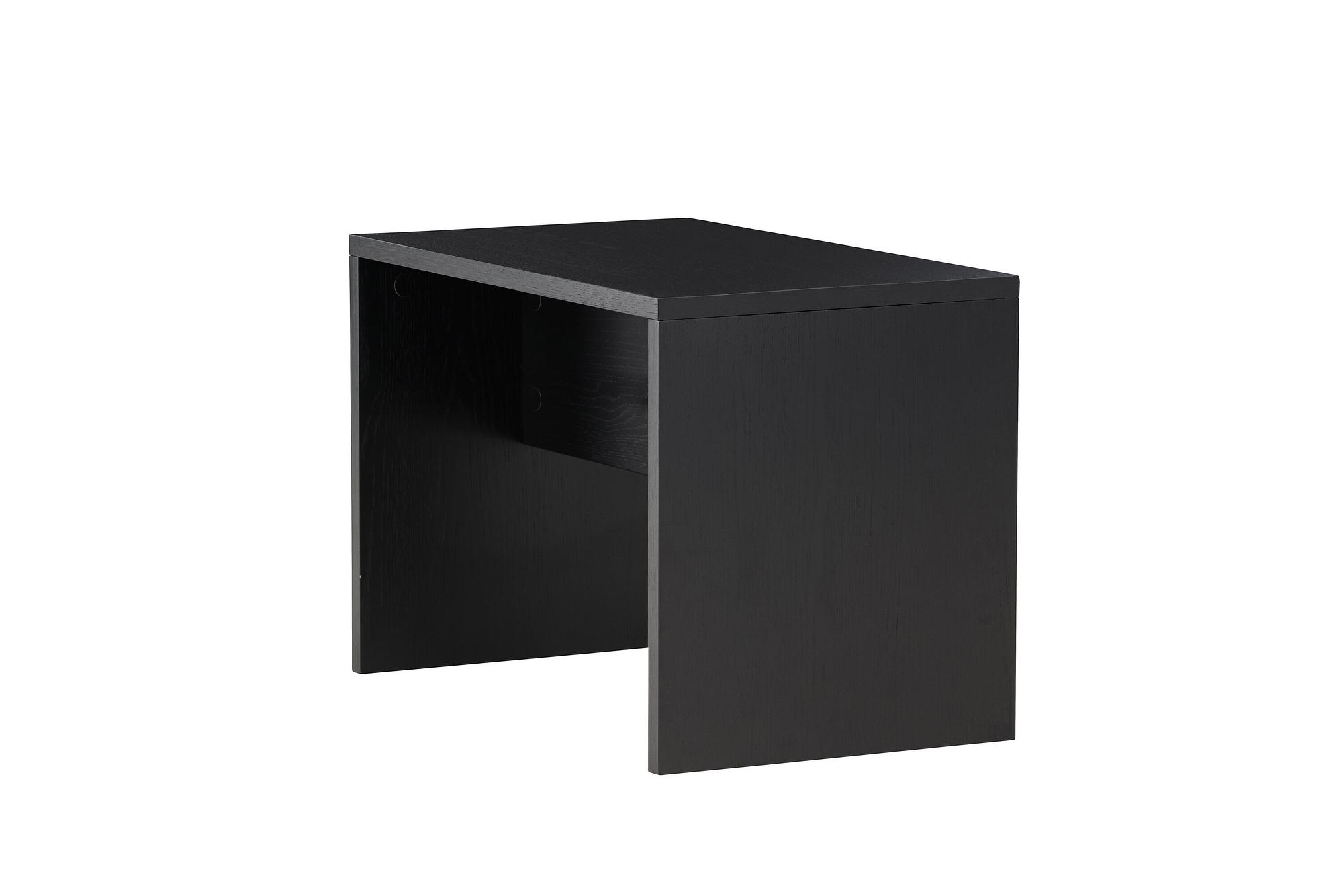 Juni Beistelltisch Furnier Schwarz 8