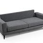 Nordic 3-Sitzer Sofa Grau 0