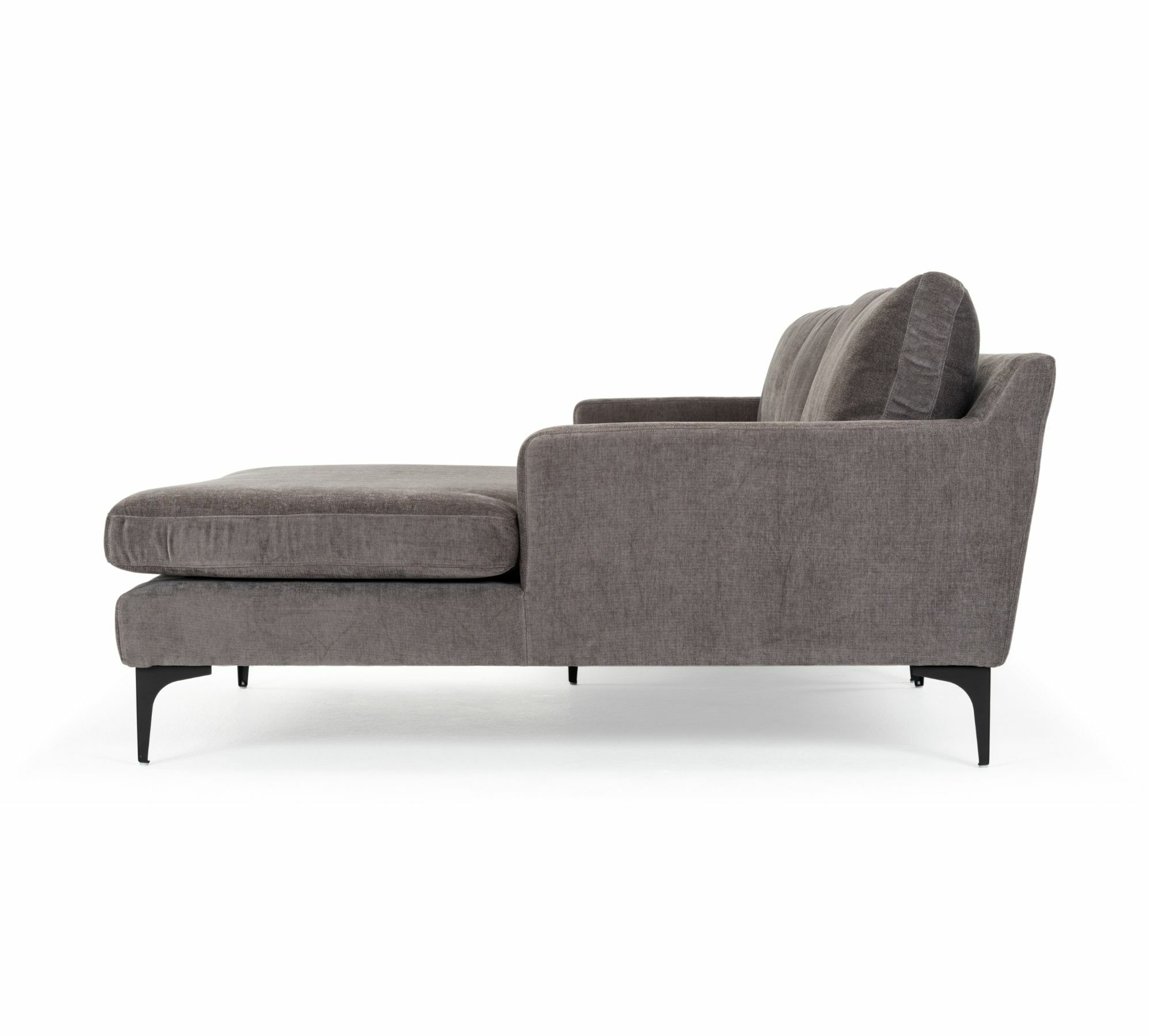 Astha Sofa 3-Sitzer Récamiere Rechts Danny Steel Grey 2