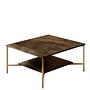 Gold Line Coffee table Wood veneer Black 0