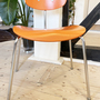 Wilde&Spieth Eiermann SE 68 Stuhl Holz Orange 1