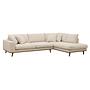 Corner Sofa Harper 3-Seater Right Beige 7