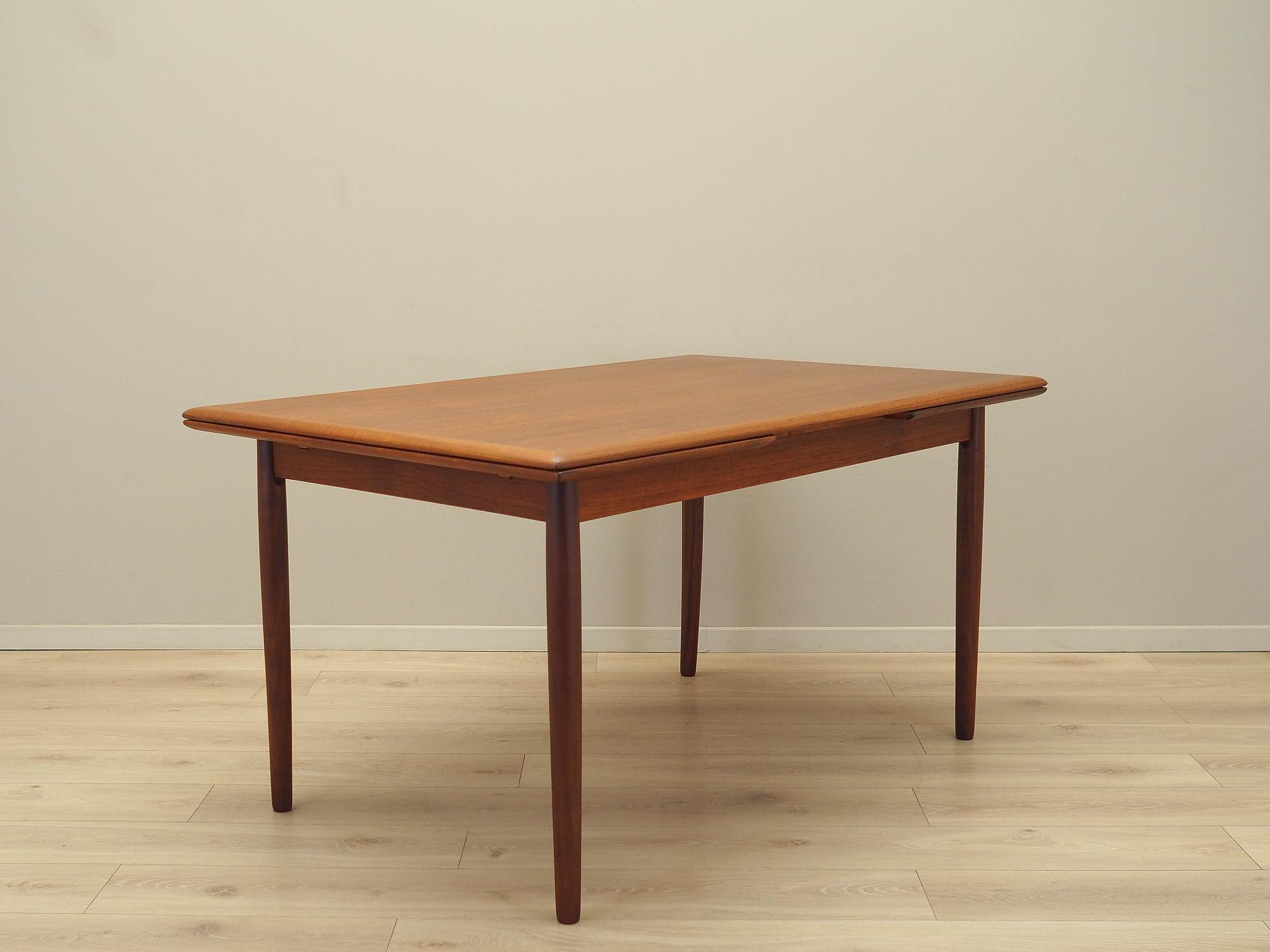 Teak table brown 1970s 8
