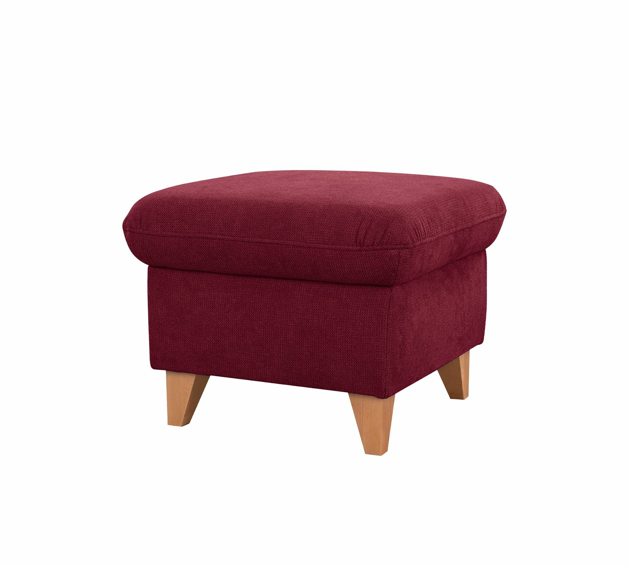 Polsterhocker Webstoff Beere 0