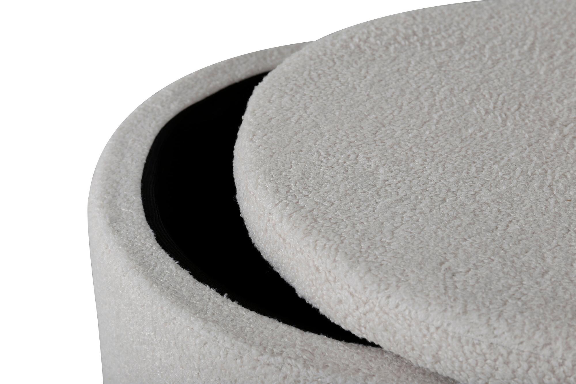 Dunken Pouf Offwhite Teddy 4