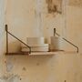 Shelf Regal Holz Metall Schwarz 2