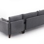 Sofa Récamiere Rechts Grau 6