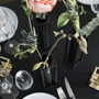 Kubus Vase Flora Schwarz 4
