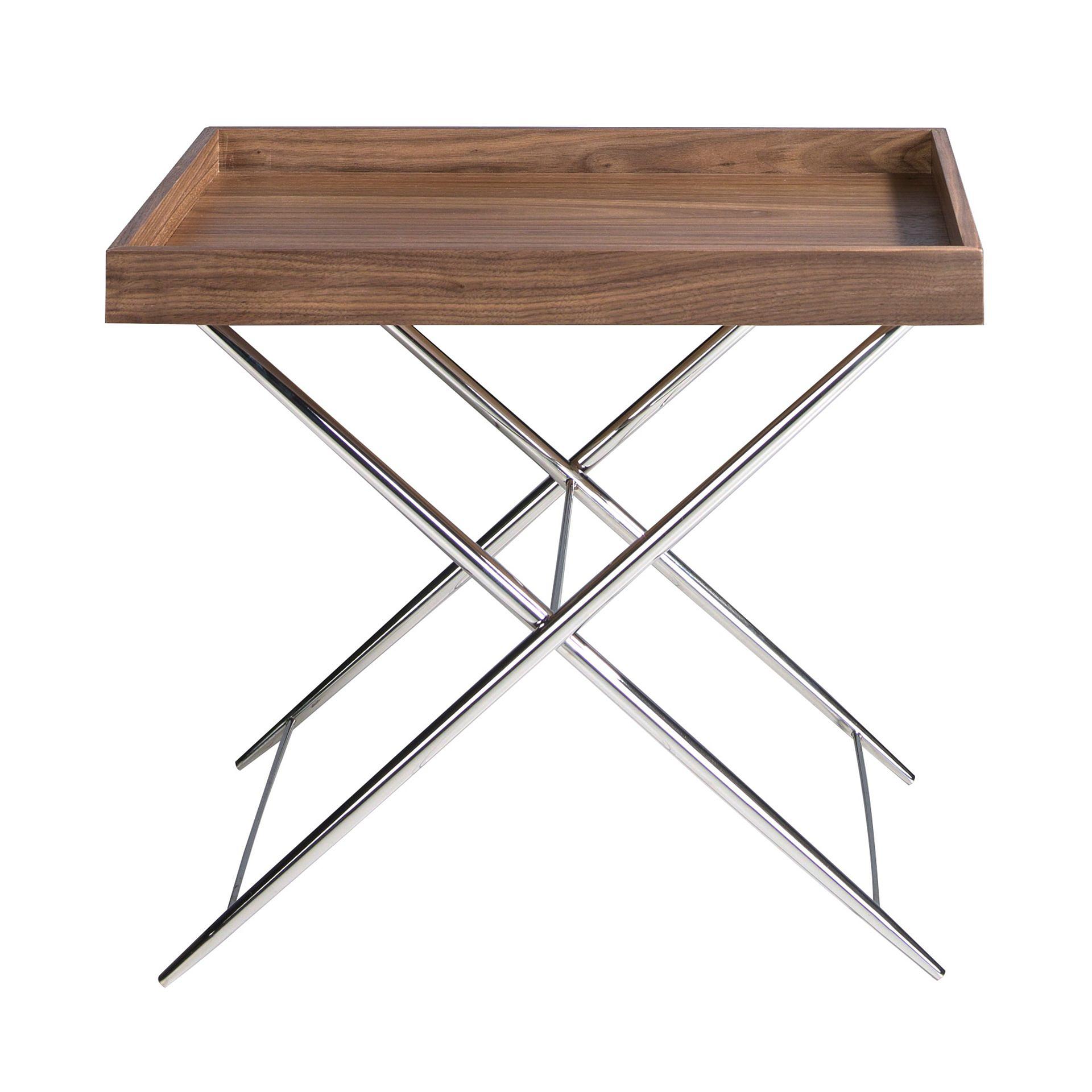 Rectangular side table brown 5